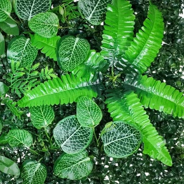 Jardin Vertical Artificial Verde Pack X5 Muro Pared 40x60cm Verde