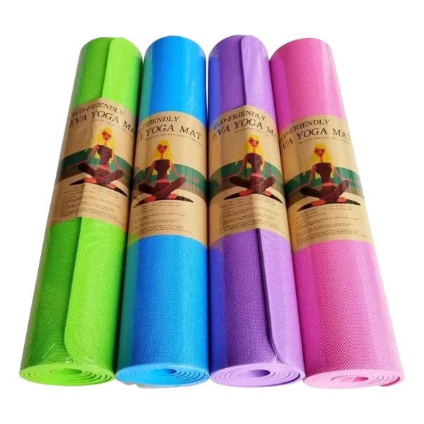 Yoga Mat 8 Mm Colchoneta Pilates Fitness Antideslizante