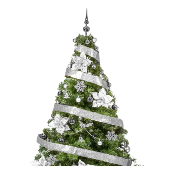 Arbol De Navidad Tronador Lujo 1,80mts Con Adornos Kit X60