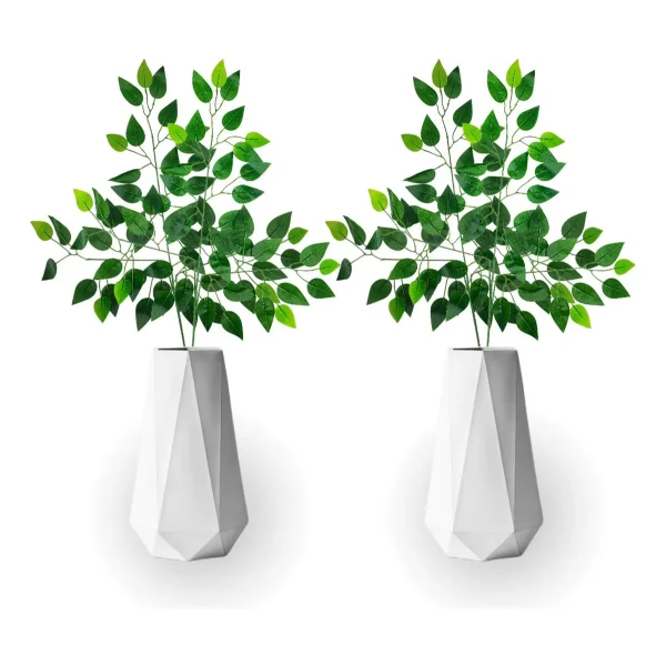 Ramo Artificial Planta Decorativa Pack X12u