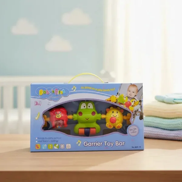 Cunero Musical Cochecito Con Luz Y Sonido Bebe Verde