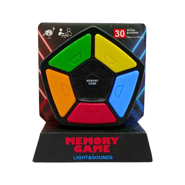 Juego De Memoria Con Sonido Y Luz Memo Star Tipo Simon Dice