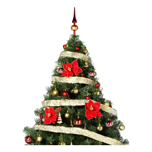 Arbol de Navidad Montañes Deluxe 1.50mts Con Adornos Kit X50