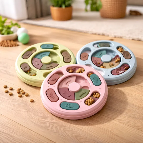 Juguete Interactivo Plato Perro Gato Alimento Premio Olfato Agua