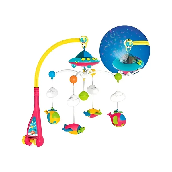 Huanger 0303 Movil Cunero Musical Bebé Con Proyector Luz Y Sonido