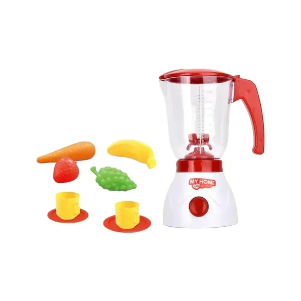 Licuadora Juguete Cocina Con Sonido Color Rojo 3 Años