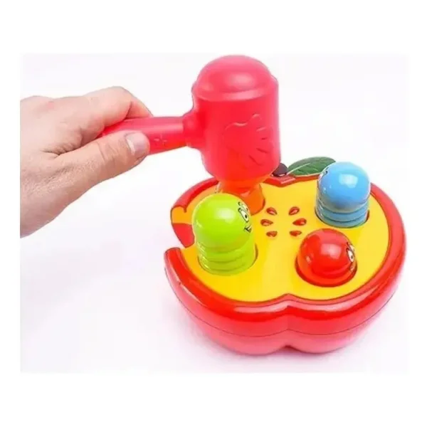 Juego Encastre Didactico Bebe Rojo 6-12 Meses
