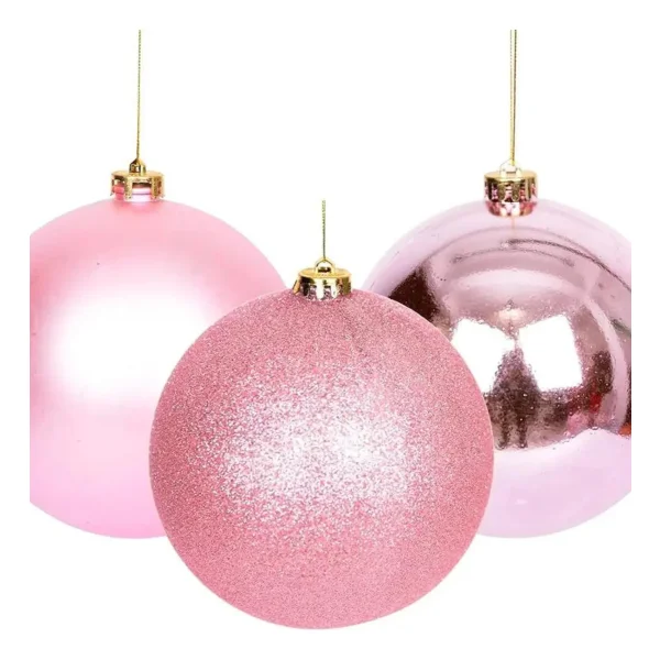 Bolas De Navidad 6cmx40u Esfera Adornos Navideños Decoración