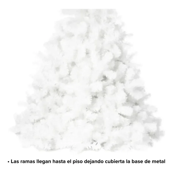 Arbol de Navidad Extra Lujo Patagonia Blanco 2,10mts