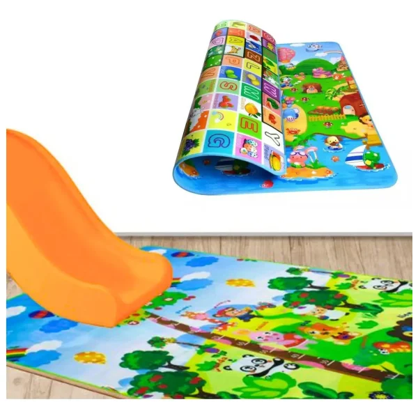 Alfombra Antigolpes Bebe 5mm Espesor 180x150cm Reversible