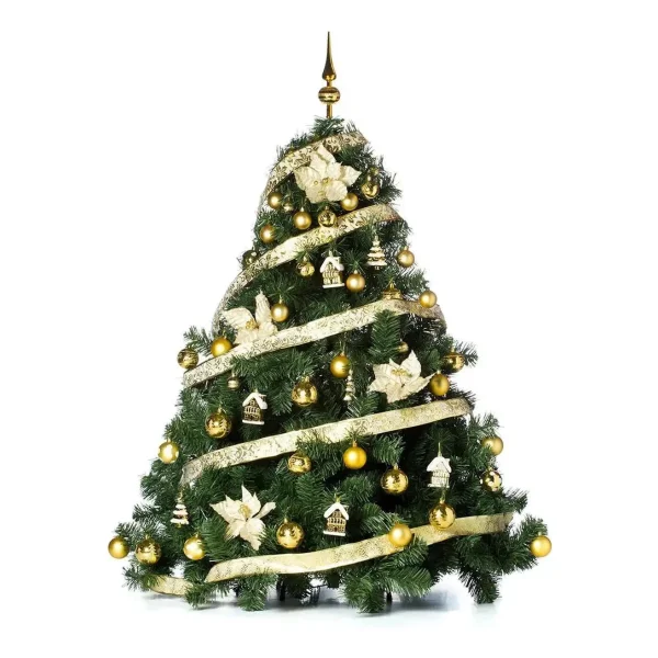 Arbol de Navidad Extra Lujo Patagonia 1,50mts Con Adornos X60