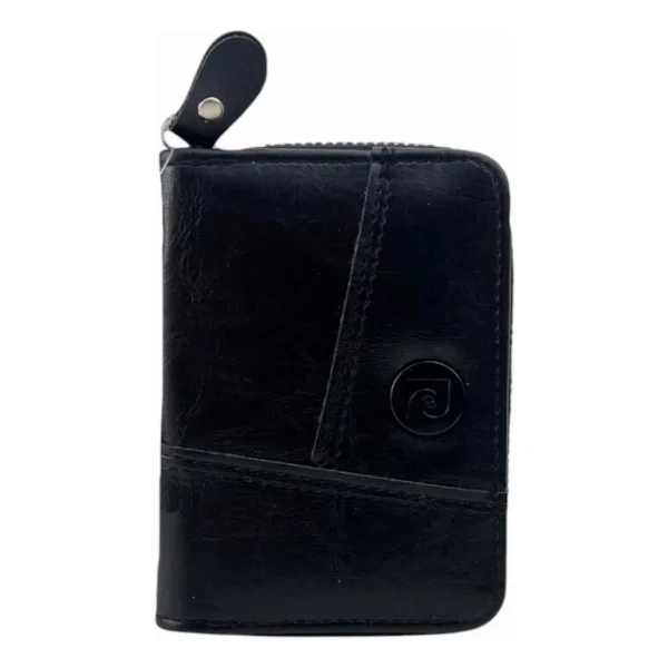Billetera Tarjetero Pierre Cardin Cuero Pu Tarjetas Negro
