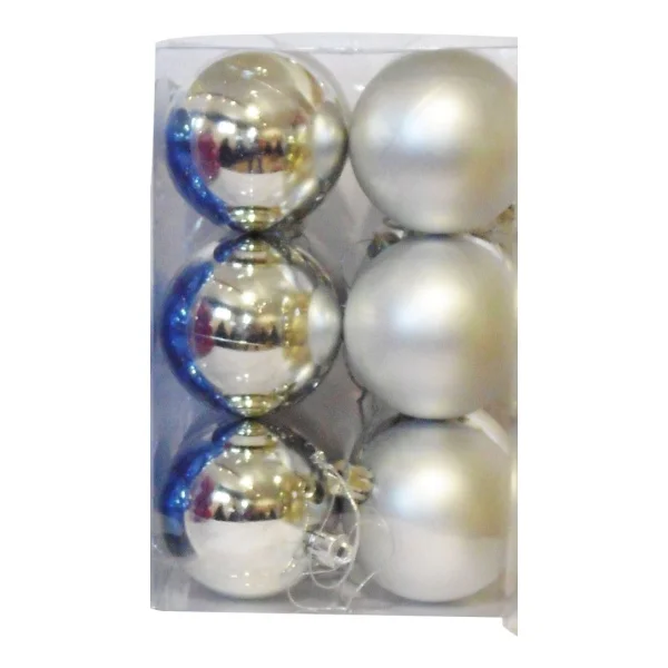 Adornos Navideños Set Bolas De Navidad 6cm X120 Unidades