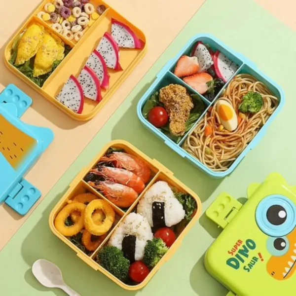 Lunchera Infantil Dinosaurio Escolar Jardin Vianda Infantil Verde