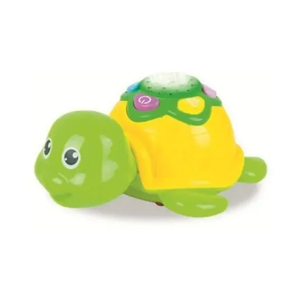Tortuga Musical Proyector Para Bebes Con Luz Y Sonido