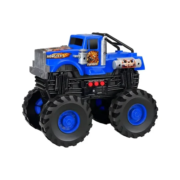 Camioneta Monstruo Offroad Juguete Naranja Con Luces