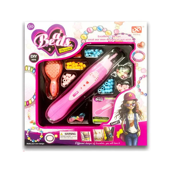 Set Mostacillas Expreso Polar Para Pelo Con Aplicador 10 Piezas