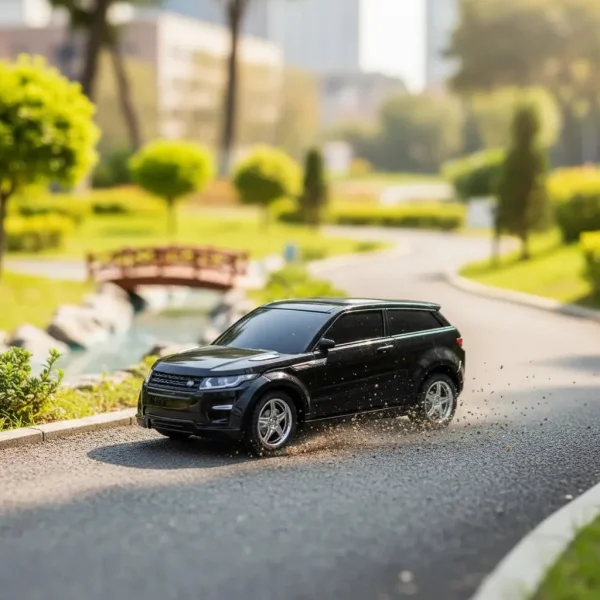 Auto Sport A Control Remoto Land Rover Juguete Escala 1:18 Negro