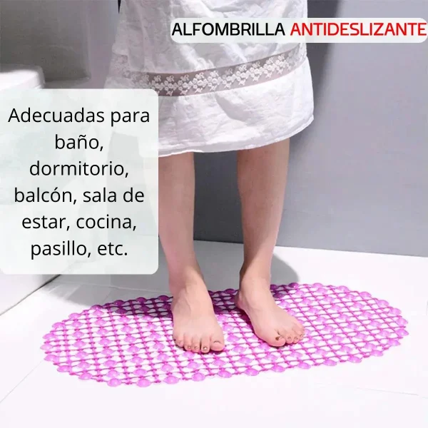 Alfombra De Baño Antideslizante Goma Para Bañera Ducha Tina