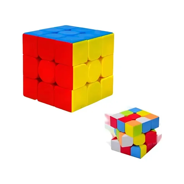 Cubo Magico Rompecabezas Profesional 3x3x3 Velocidad Rubik Estructura Amarillo