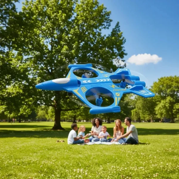 Drone Avión Rc Giro 360° Control Remoto Juguete Niños Rojo