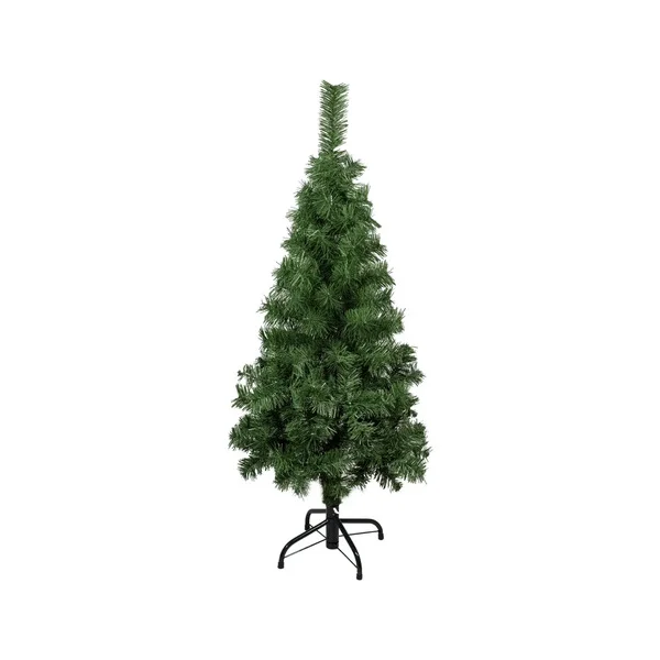 Árbol De Navidad Tronador Slim Verde 1.20mts Base Metal