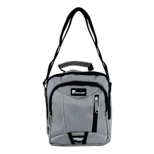Morral Hombre Bandolera Organizador Bolsito Casual Urbana Negro Lisa