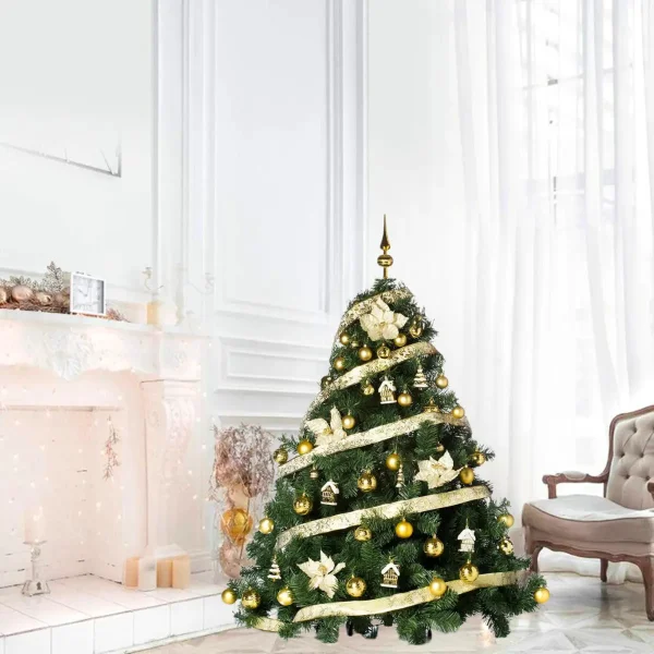 Arbol de Navidad Extra Lujo Patagonia 1,50mts Con Adornos X60