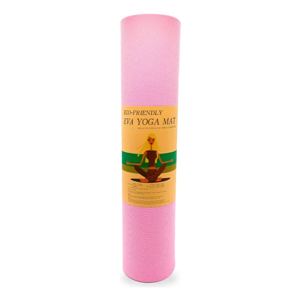 Yoga Mat 8 Mm Colchoneta Pilates Fitness Antideslizante