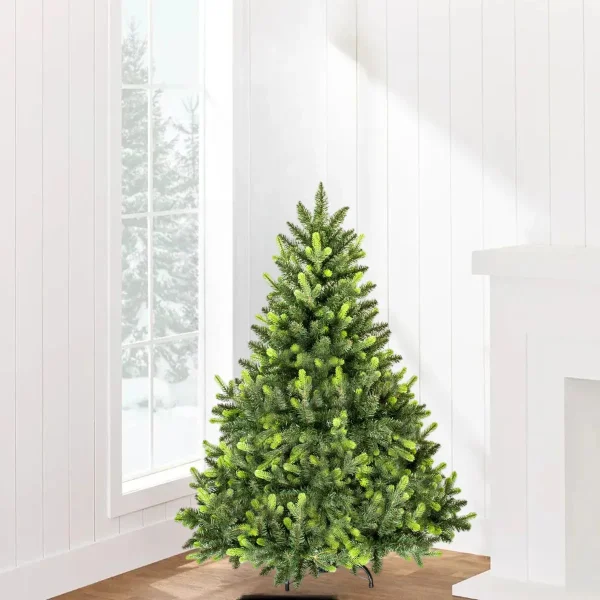 Árbol De Navidad Fabesa Natural 1.3m Pino Desmontable Verde