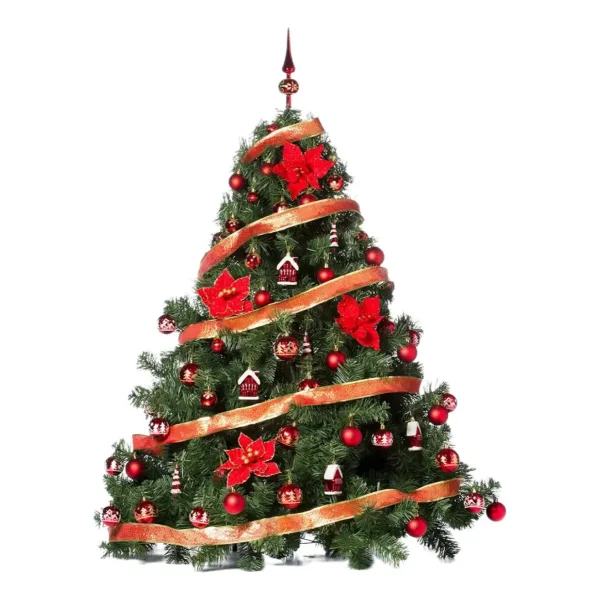 Arbol de Navidad Extra Lujo Patagonia 1,50mts Con Adornos X60