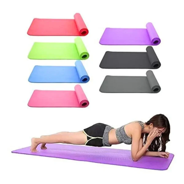 Yoga Mat 8 Mm Colchoneta Pilates Fitness Antideslizante