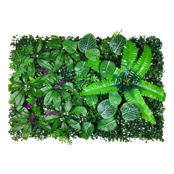 Jardin Vertical Artificial Verde Pack X5 Muro Pared 40x60cm Verde