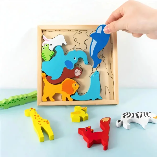 Combo Juguetes Didacticos Kit Bundle X3 Madera