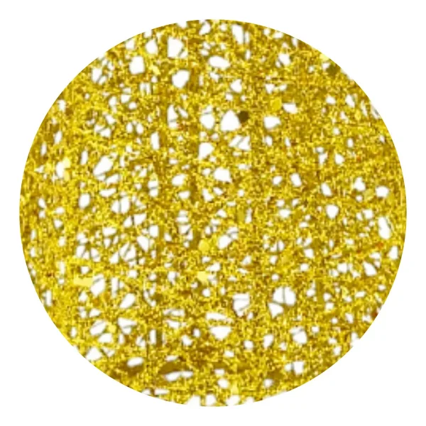 Pino Alambre Cono Navideño Decoración Adorno Navidad 40cm Dorado