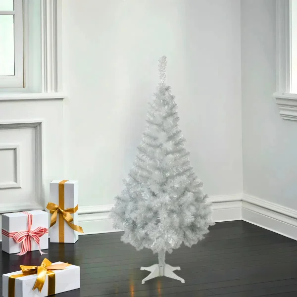 Arbol de Navidad Canadian Spruce Blanco/plata 1.5mts