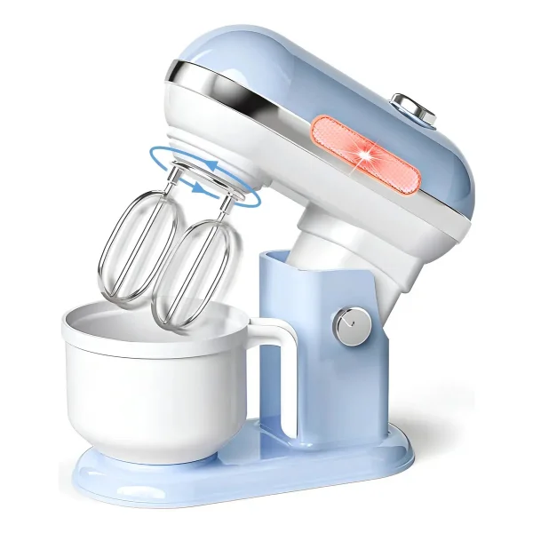 Juego De Cocina Electrodomésticos X3 Piezas Con Luz Y Sonido Color Celeste