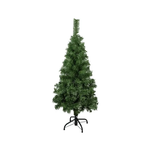 Árbol De Navidad Tronador Slim Verde 1.20mts Base Metal