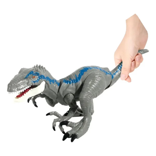 Dinosaurio Velociraptor Juguete Articulado Con Luz Y Sonido