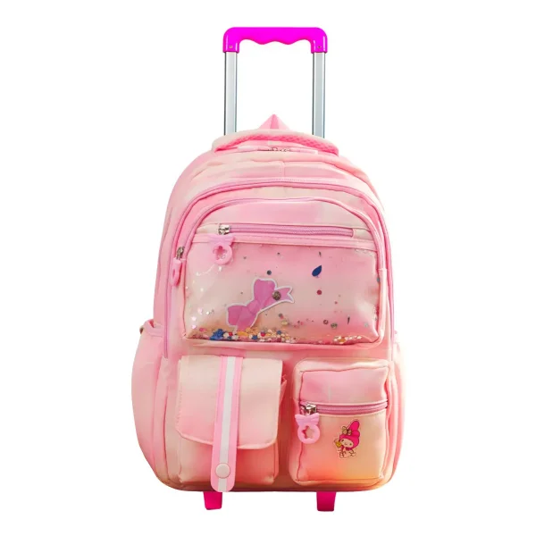 Mochila Carrito Escolar Carro Con Ruedas Infantil Para Niñas