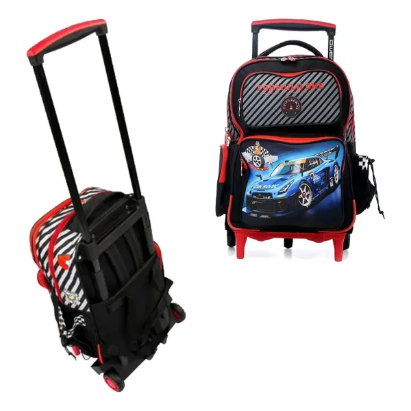 Mochila Escolar Carrito Reforzada Manija Telescopica Carro