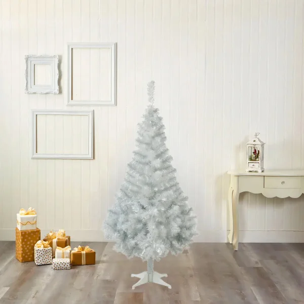 Arbol de Navidad Canadian Spruce Blanco/plata 1.5mts