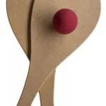 Raqueta Control Expreso Polar Pelota Paleta Playera Madera Redonda