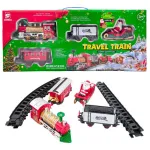 Tren Navideño Expreso Polar Rojo 16 Piezas Con Luz Y Sonido