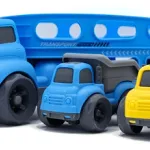 Camión Mosquito Expreso Polar Rojo 30cm Juguete 2 Autitos Construcción