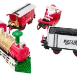 Tren Navideño Expreso Polar Rojo 16 Piezas Con Luz Y Sonido