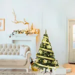 Arbol Navidad Tronador Lujo 1,80mts + Kit 60 Oro Cybermonday