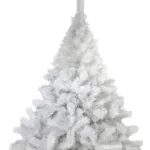 Arbolito De Navidad Blanco Montañes Deluxe 2,10mts Pie Metal