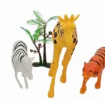 Animales Muñecos De La Selva X8 Con Accesorios