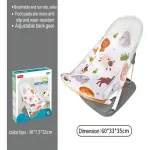 Silla Mecedora Plegable Baño Bebé Expreso Polar Antideslizante Reclinable 0-24 Meses Blanco
